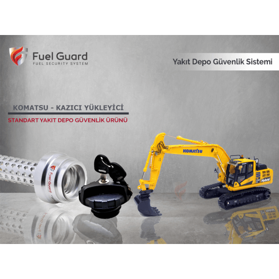 Komatsu Kazıcı-Yükleyici Yakıt Depo Koruma Cihazı