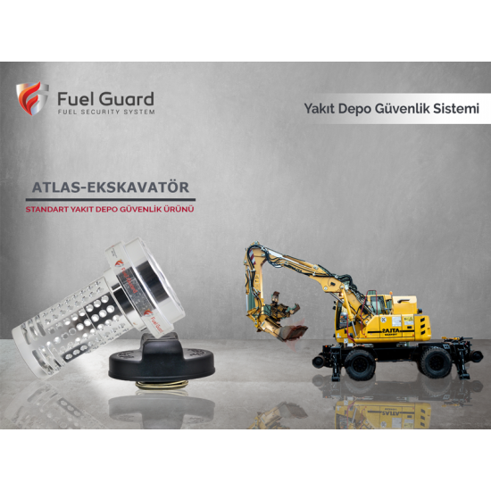 Atlas Ekskavatör-Kepçe Yakıt Depo Koruma Cihazı