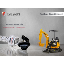 Kato Ekskavatör-Kepçe Yakıt Depo Koruma Cihazı