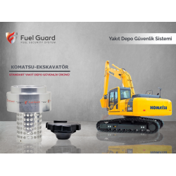 Komatsu Ekskavatör-Kepçe Yakıt Depo Koruma Cihazı
