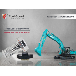 Kobelco Ekskavatör-Kepçe Yakıt Depo Koruma Cihazı