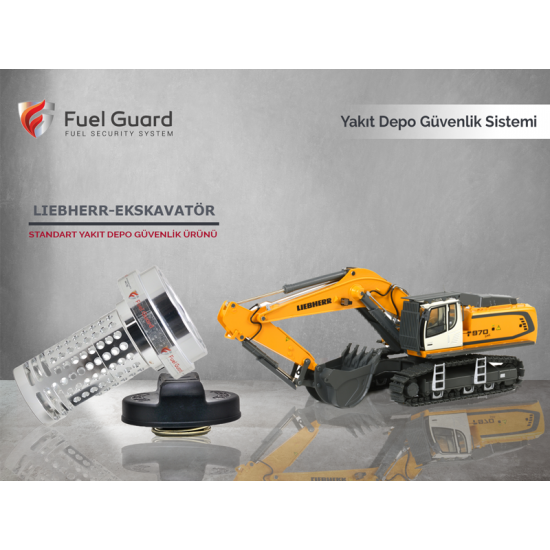 Liebherr Ekskavatör-Kepçe Yakıt Depo Koruma Cihazı