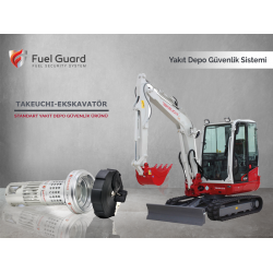 Takeuchi Ekskavatör-Kepçe Yakıt Depo Koruma Cihazı